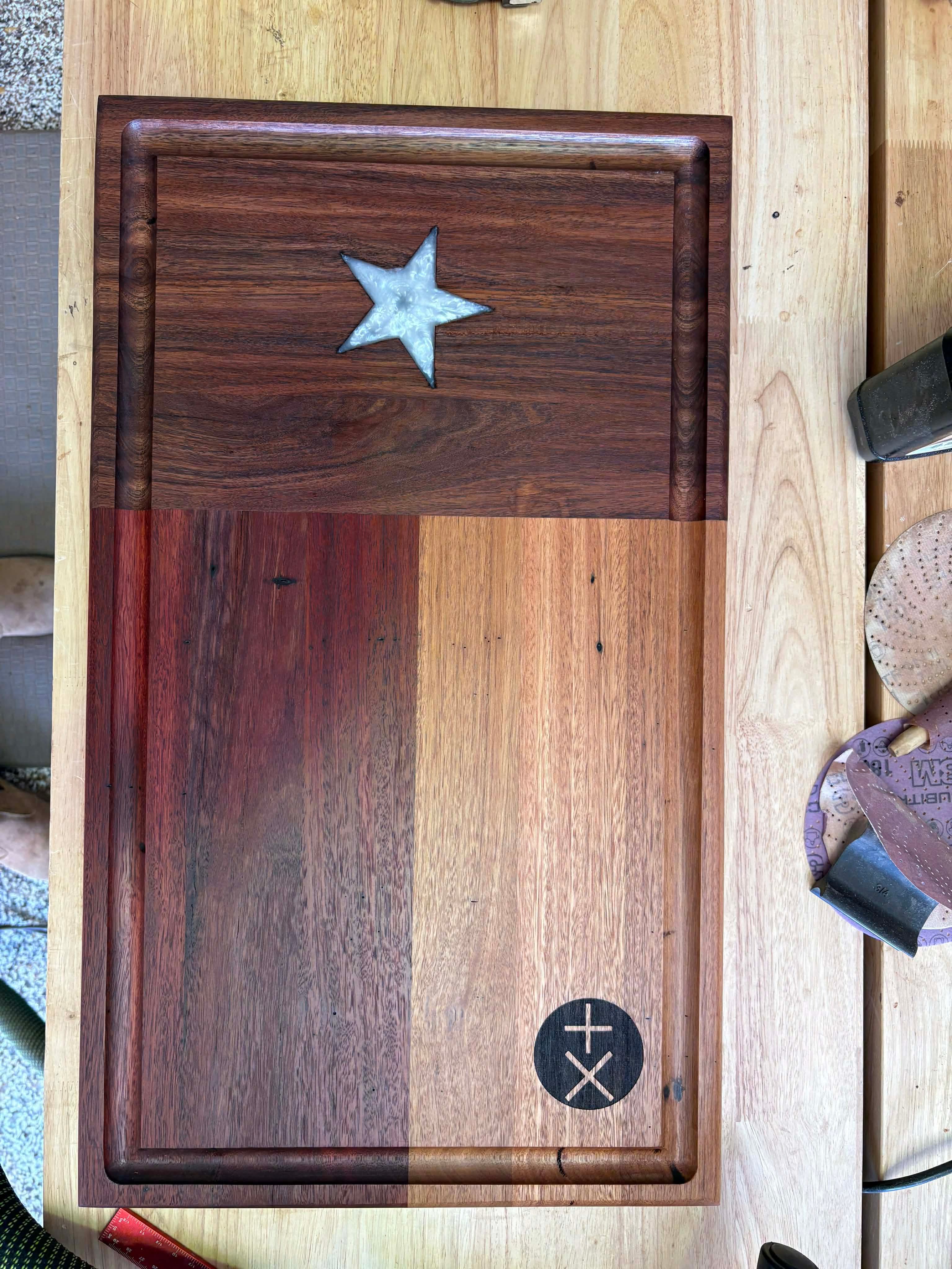 The Texas Custom - Handcrafted BBQ Board