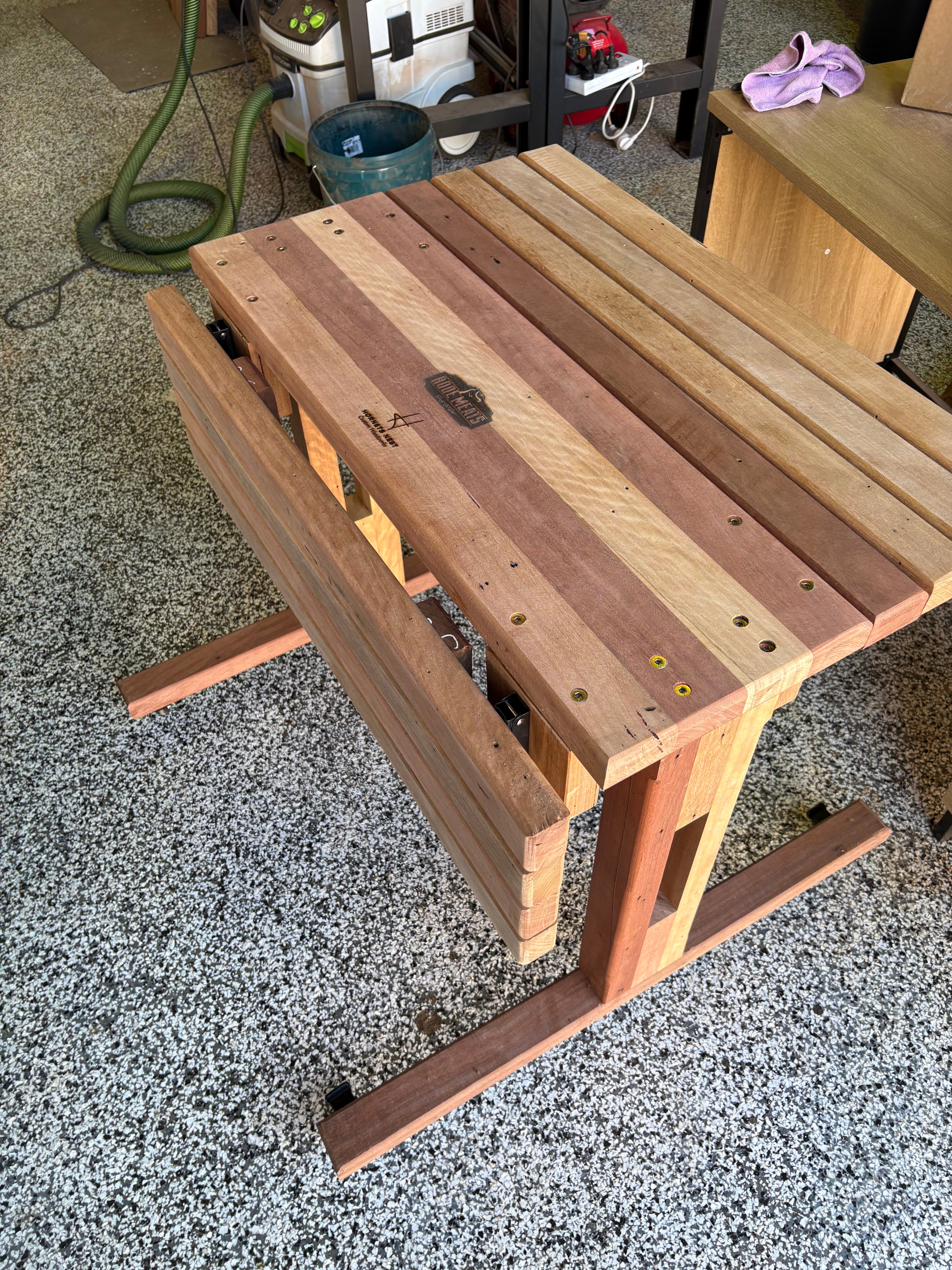 Custom outdoor/indoor cafe style dining table