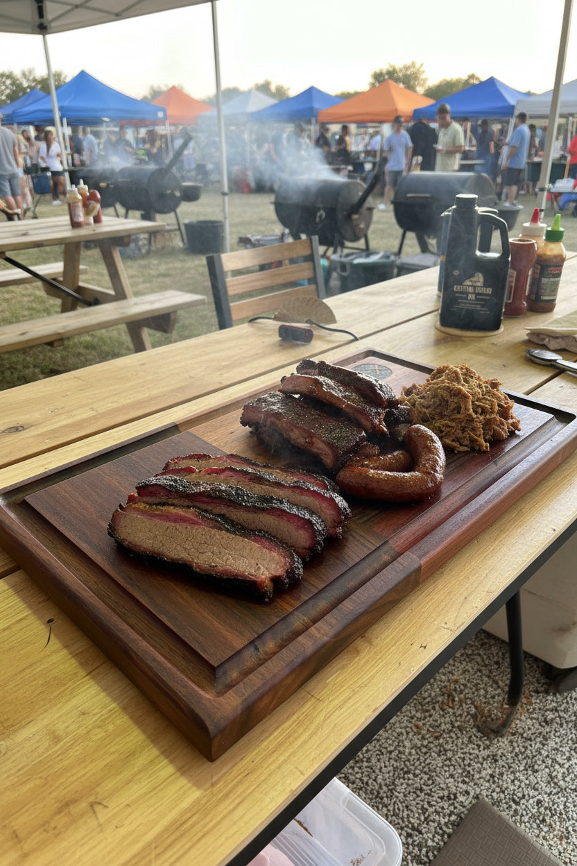 The Texas Custom - Handcrafted BBQ Board