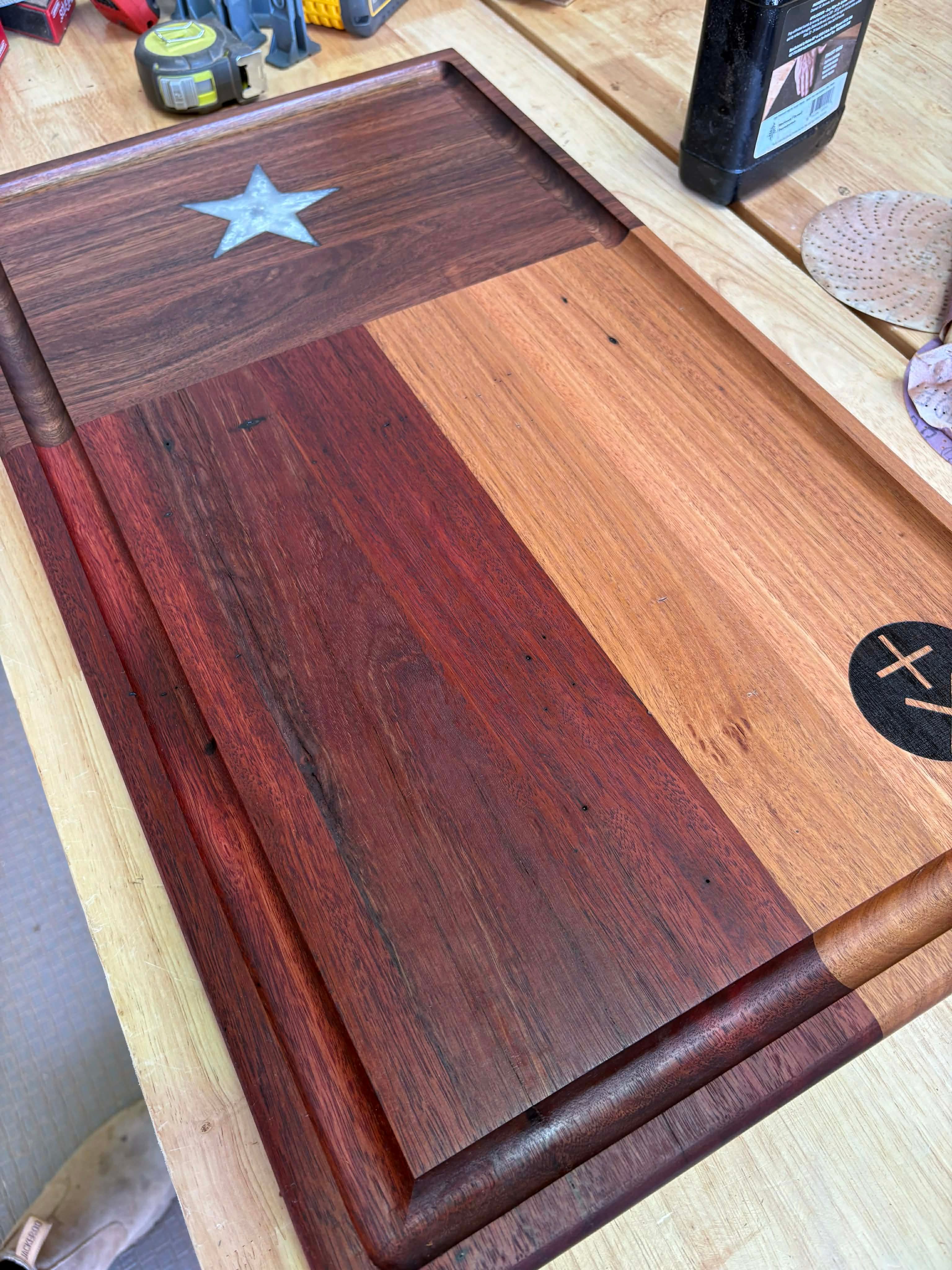 The Texas Custom - Handcrafted BBQ Board