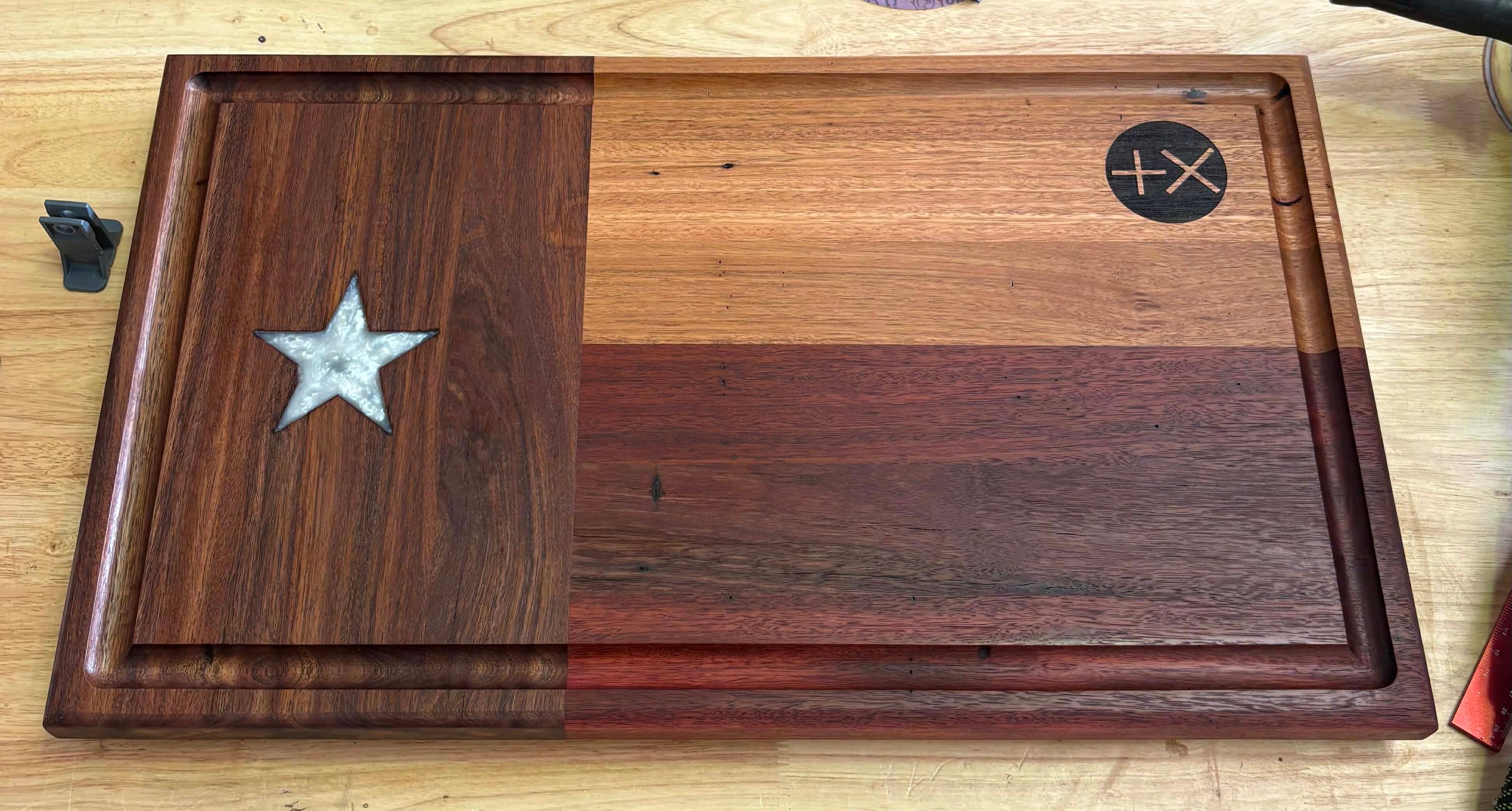 The Texas Custom - Handcrafted BBQ Board