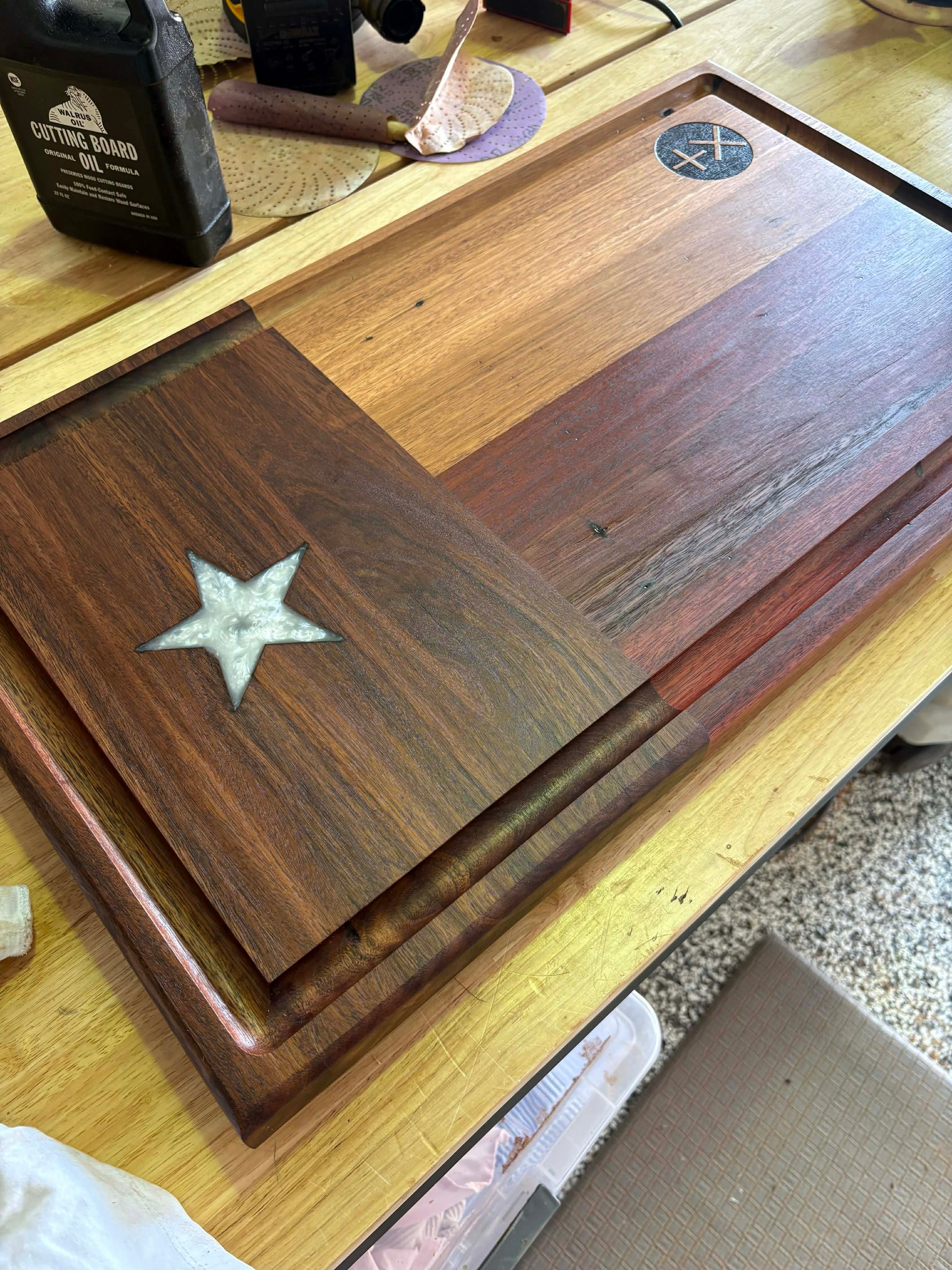 The Texas Custom - Handcrafted BBQ Board